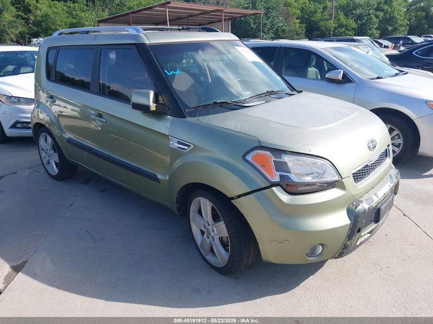 2011 Kia Soul VIN KNDJT2A26B7292352 IAAI salvage auction — NORMAL WEAR, Original (Texas), sold $200 on 2026-07-13 (photo 1)