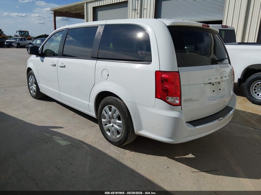 2018 Dodge Caravan VIN 2C4RDGBGXJR296649 IAAI salvage auction — FRONT END, Sf97 (Texas), sold $13,550 on 2026-07-07 (photo 3)