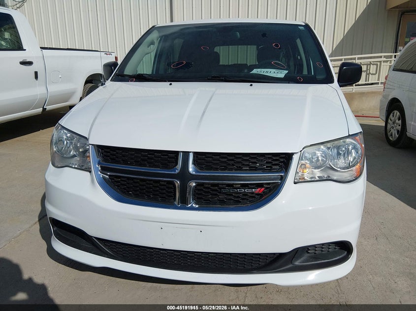 2018 Dodge Caravan VIN 2C4RDGBGXJR296649 IAAI salvage auction — FRONT END, Sf97 (Texas), sold $13,550 on 2026-07-07 (photo 6)