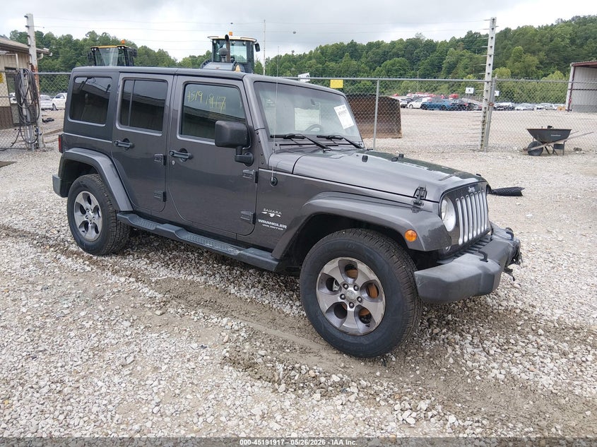 2016 Jeep Wrangler / VIN 1C4BJWEG7GL207962 IAAI salvage auction — FRONT & REAR, Wait Title, sold $5,500 on 2026-09-11 (photo 1)