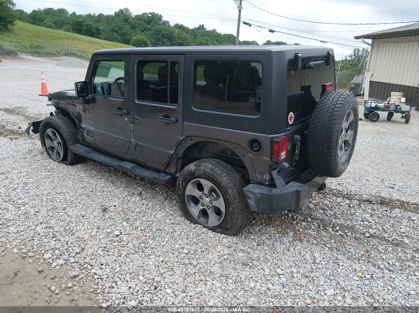 2016 Jeep Wrangler / VIN 1C4BJWEG7GL207962 IAAI salvage auction — FRONT & REAR, Wait Title, sold $5,500 on 2026-09-11 (photo 3)