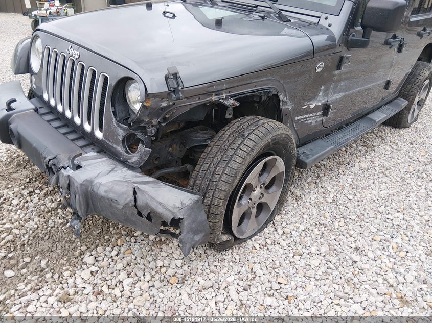 2016 Jeep Wrangler / VIN 1C4BJWEG7GL207962 IAAI salvage auction — FRONT & REAR, Wait Title, sold $5,500 on 2026-09-11 (photo 6)