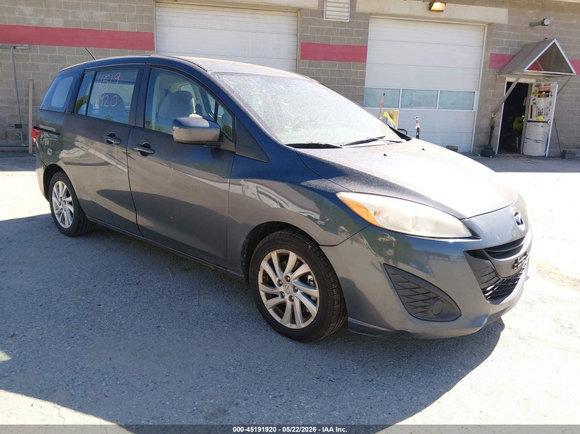 2012 Mazda 5 VIN JM1CW2BL2C0113953 IAAI salvage auction — LEFT REAR, Salvage (Maine), sold $200 on 2026-07-20 (photo 1)