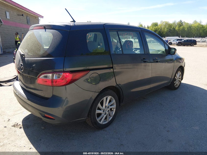 2012 Mazda 5 VIN JM1CW2BL2C0113953 IAAI salvage auction — LEFT REAR, Salvage (Maine), sold $200 on 2026-07-20 (photo 4)