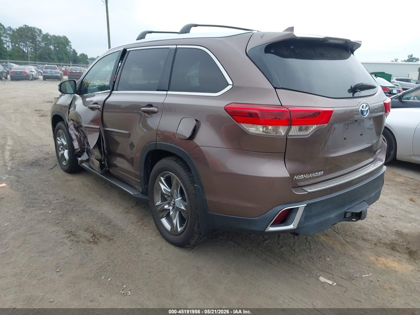 2017 Toyota Highlander VIN 5TDDGRFH8HS021332 IAAI salvage auction — LEFT SIDE, Salvage (Virginia), sold $10,450 on 2026-07-17 (photo 3)