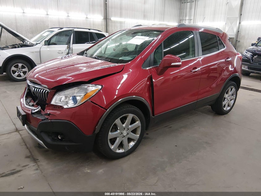 2016 Buick Encore VIN KL4CJGSB3GB589104 IAAI salvage auction — FRONT END, Prior Salvage (Minnesota), sold $925 on 2026-07-14 (photo 2)