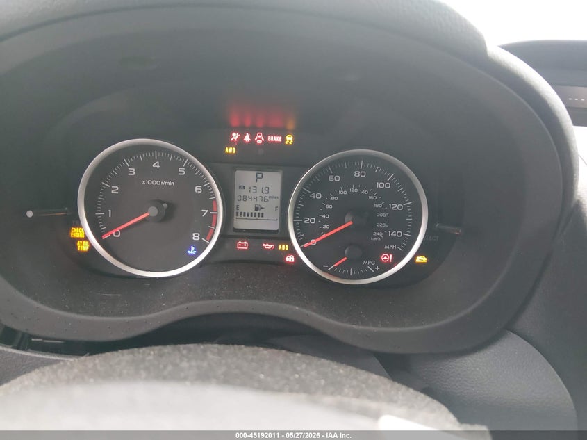 2014 Subaru Xv VIN JF2GPAVCXE8348143 IAAI salvage auction — FRONT END, Salvage Title, sold $600 on 2026-07-18 (photo 7)