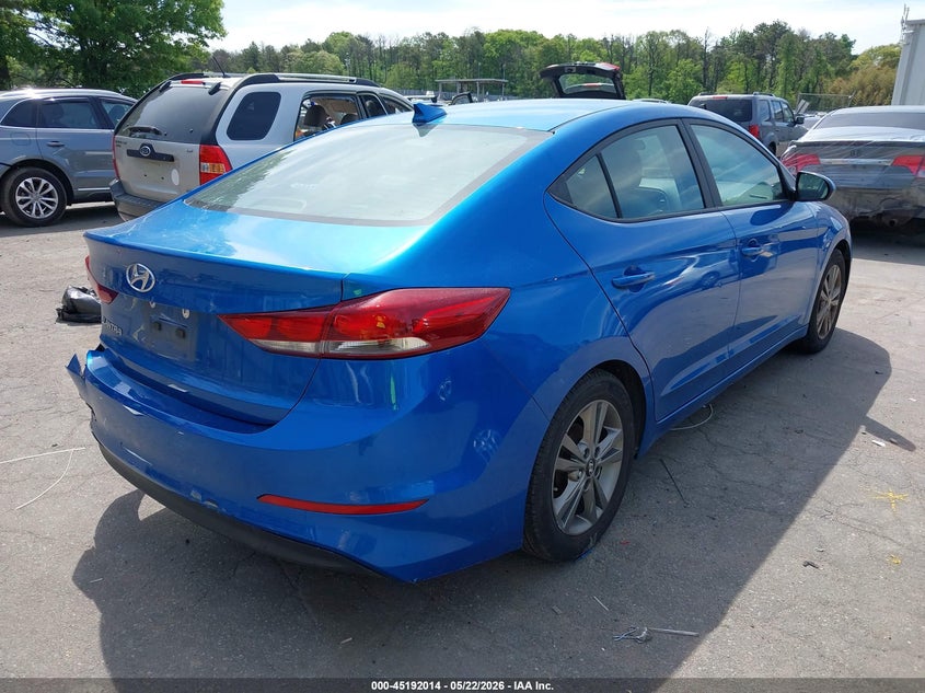 2017 Hyundai Elantra VIN 5NPD84LF2HH064959 IAAI salvage auction — LEFT REAR, Mv-907A (New York), sold $1,700 on 2026-07-17 (photo 4)