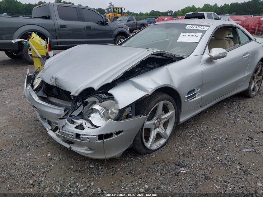2003 Mercedes-benz Sl-class VIN WDBSK75F33F045121 IAAI salvage auction — FRONT & REAR, Salvage (Georgia), sold $400 on 2026-07-24 (photo 6)