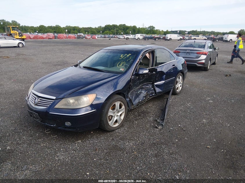 2007 Acura Rl VIN JH4KB16617C002013 IAAI salvage auction — LEFT SIDE, Salvage - Greater Than 75% (Maryland), sold $400 on 2026-07-06 (photo 2)