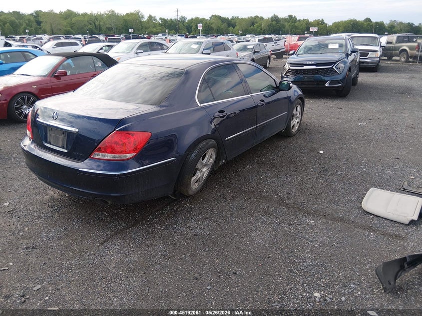2007 Acura Rl VIN JH4KB16617C002013 IAAI salvage auction — LEFT SIDE, Salvage - Greater Than 75% (Maryland), sold $400 on 2026-07-06 (photo 4)