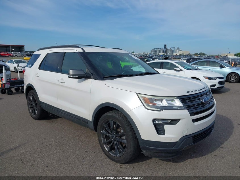 2018 Ford Explorer VIN 1FM5K8D89JGB50949 IAAI salvage auction — HAIL, Salvage Title, sold $6,000 on 2026-08-03 (photo 1)