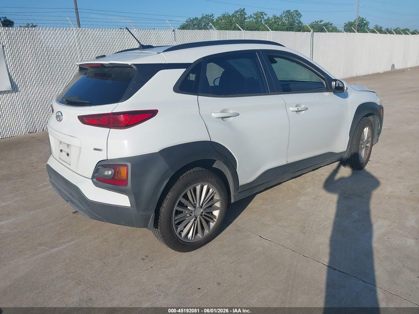 2021 Hyundai Kona VIN KM8K2CAA5MU611860 IAAI salvage auction — HAIL, Original (Texas), sold $7,975 on 2026-07-10 (photo 4)