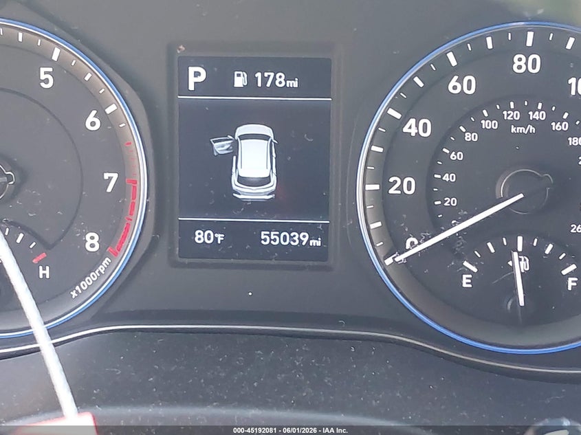 2021 Hyundai Kona VIN KM8K2CAA5MU611860 IAAI salvage auction — HAIL, Original (Texas), sold $7,975 on 2026-07-10 (photo 7)