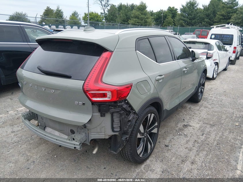 2023 Volvo Xc40 VIN YV4L12UN9P2003230 IAAI salvage auction — LEFT REAR, Salvage Title, sold $13,175 on 2026-08-03 (photo 4)