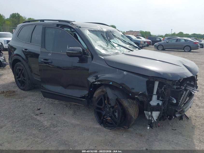 2025 Kia Telluride VIN 5XYP3DGCXSG592503 IAAI salvage auction — FRONT END, Mv-907A (New York), sold $6,475 on 2026-07-16 (photo 1)
