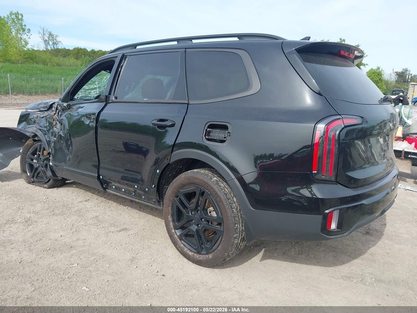 2025 Kia Telluride VIN 5XYP3DGCXSG592503 IAAI salvage auction — FRONT END, Mv-907A (New York), sold $6,475 on 2026-07-16 (photo 3)