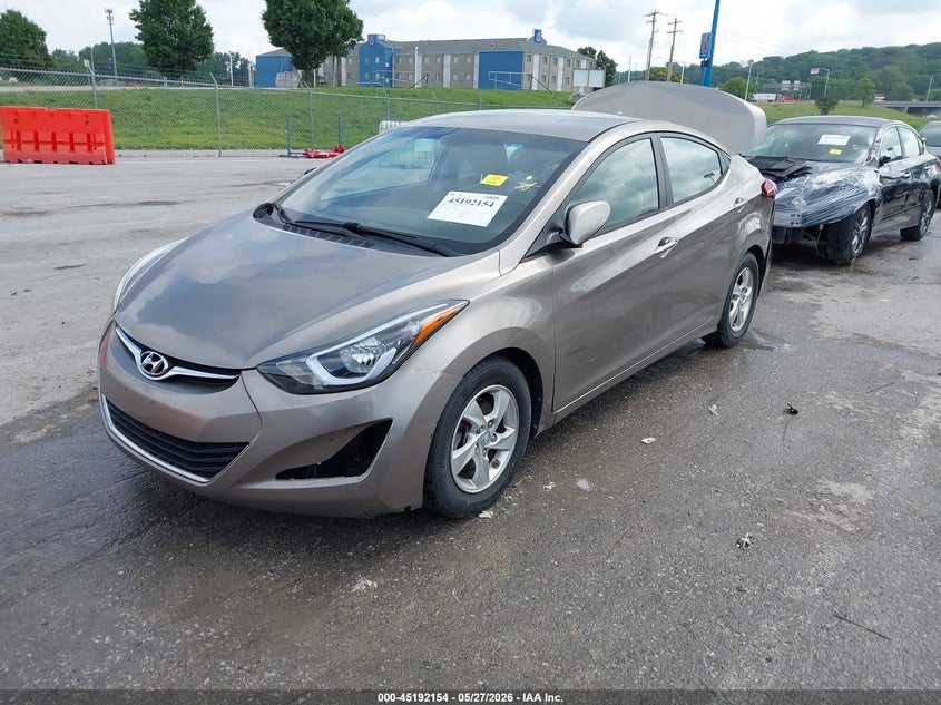 2015 Hyundai Elantra VIN 5NPDH4AE7FH566339 IAAI salvage auction — REAR END, Salvage Title, sold $1,400 on 2026-07-28 (photo 2)