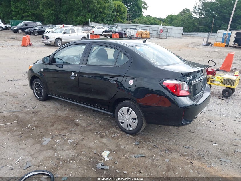 2023 Mitsubishi Mirage VIN ML32FUFJ4PHF01330 IAAI salvage auction — FRONT END, Salvage (Georgia), sold $2,100 on 2026-07-08 (photo 3)