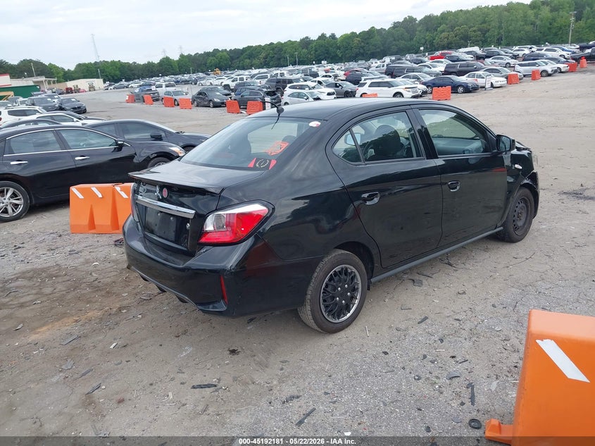 2023 Mitsubishi Mirage VIN ML32FUFJ4PHF01330 IAAI salvage auction — FRONT END, Salvage (Georgia), sold $2,100 on 2026-07-08 (photo 4)