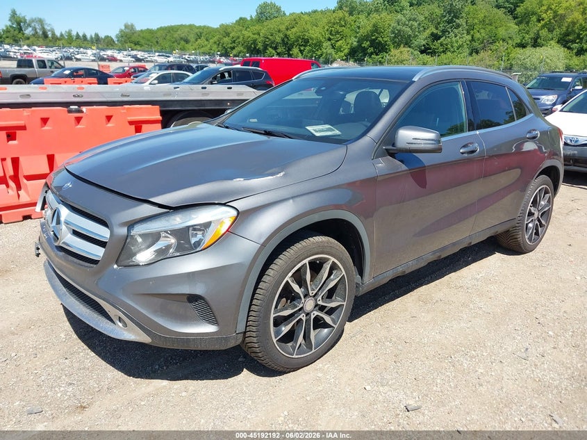 2017 Mercedes-benz Gla-klasse VIN WDCTG4GB9HJ322840 IAAI salvage auction — FRONT END, Salvage (Illinois), sold $4,550 on 2026-07-16 (photo 2)