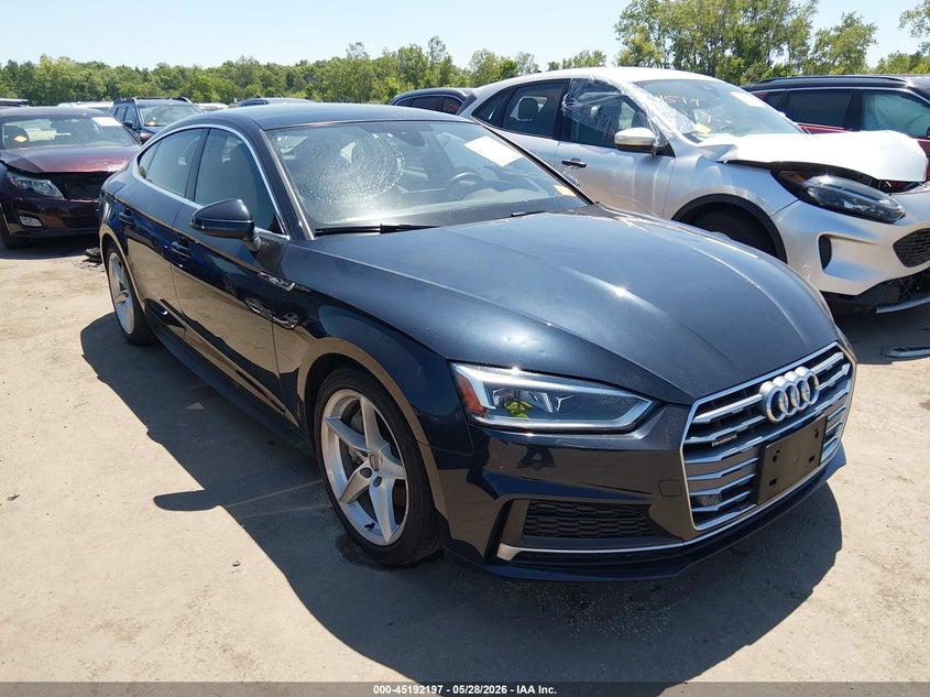 2018 Audi A5 VIN WAUENCF53JA122937 — IAAI salvage auction photo