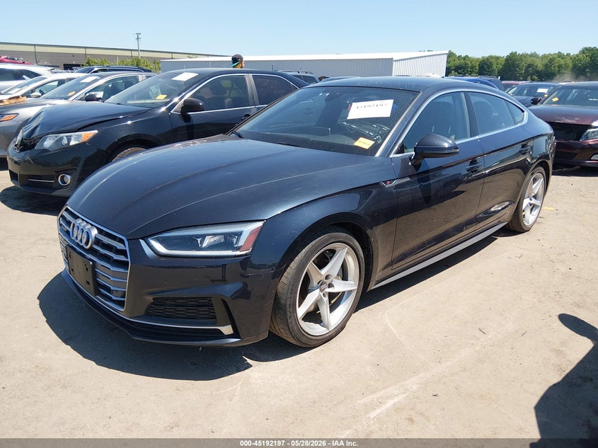 2018 Audi A5 VIN WAUENCF53JA122937 IAAI salvage auction — HAIL, Salvage (Ohio), sold $8,200 on 2026-08-22 (photo 2)