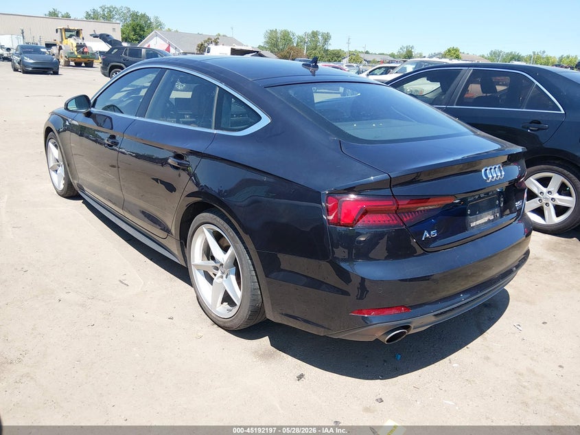 2018 Audi A5 VIN WAUENCF53JA122937 IAAI salvage auction — HAIL, Salvage (Ohio), sold $8,200 on 2026-08-22 (photo 3)