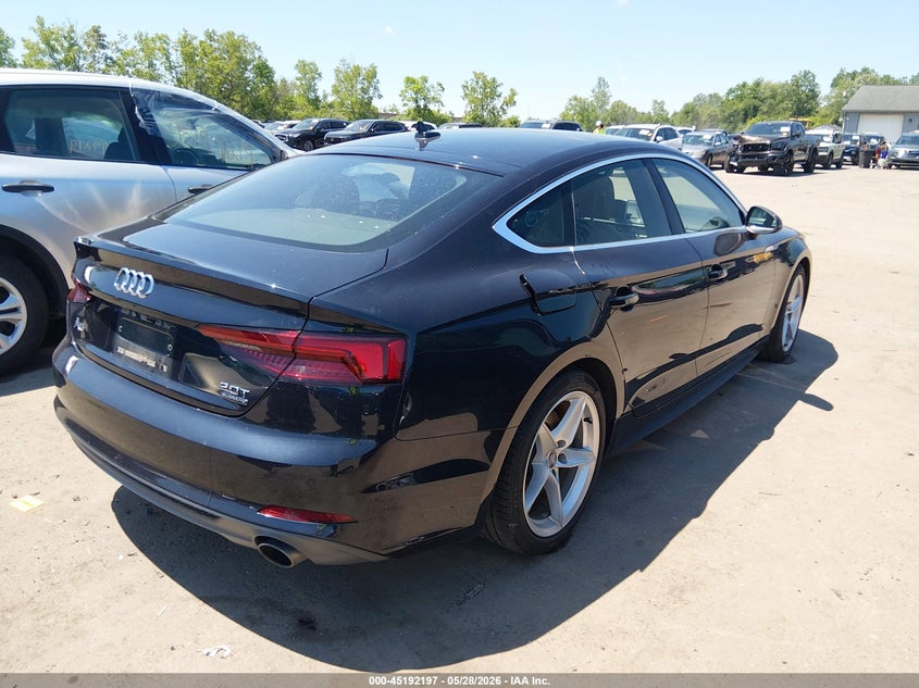 2018 Audi A5 VIN WAUENCF53JA122937 IAAI salvage auction — HAIL, Salvage (Ohio), sold $8,200 on 2026-08-22 (photo 4)
