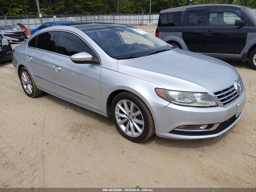 2013 Volkswagen Passat cc VIN WVWGU7AN7DE571175 IAAI salvage auction — LEFT FRONT, Salvage (Georgia), sold $350 on 2026-07-18 (photo 1)