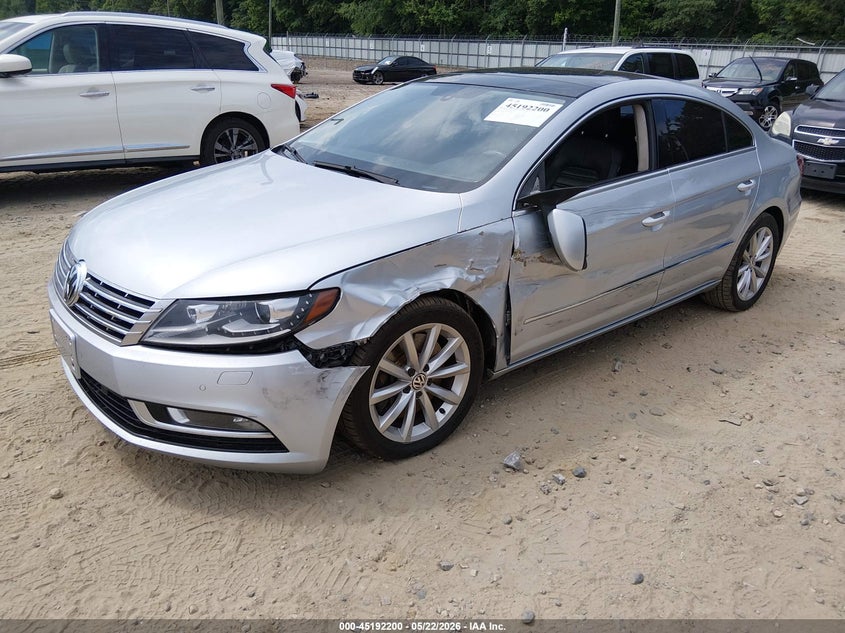 2013 Volkswagen Passat cc VIN WVWGU7AN7DE571175 IAAI salvage auction — LEFT FRONT, Salvage (Georgia), sold $350 on 2026-07-18 (photo 2)