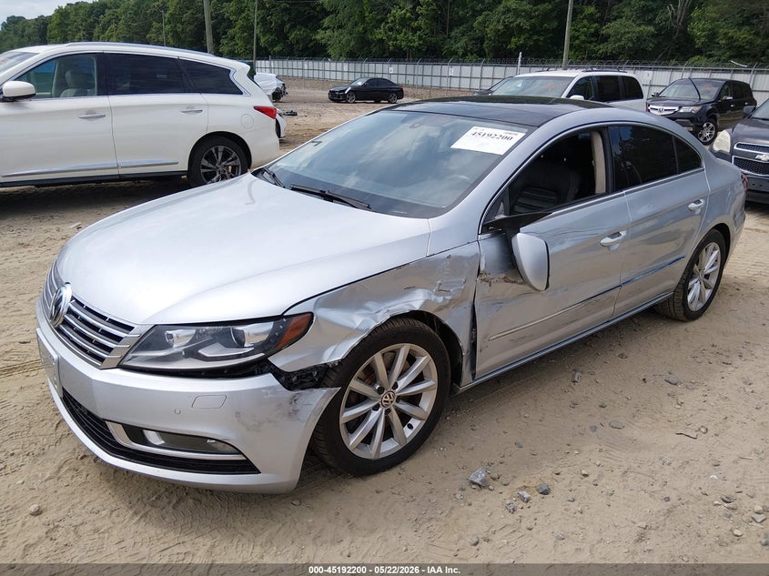 2013 Volkswagen Passat cc VIN WVWGU7AN7DE571175 IAAI salvage auction — LEFT FRONT, Salvage (Georgia), sold $350 on 2026-07-18 (photo 6)
