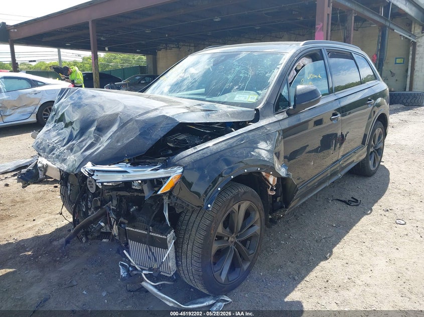 2025 Audi Q7 VIN WA1LVBF70SD023881 IAAI salvage auction — BIO HAZARD, Mv-907A (New York), sold $7,575 on 2026-07-21 (photo 2)