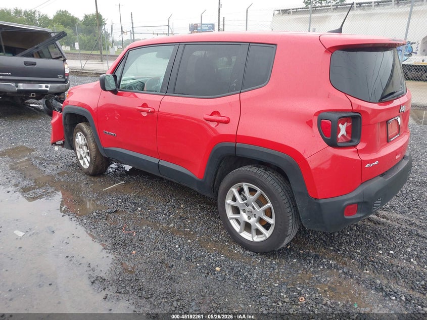 2023 Jeep Renegade VIN ZACNJDB17PPP67457 IAAI salvage auction — FRONT END, Salvage (North Carolina), sold $1,400 on 2026-08-20 (photo 3)