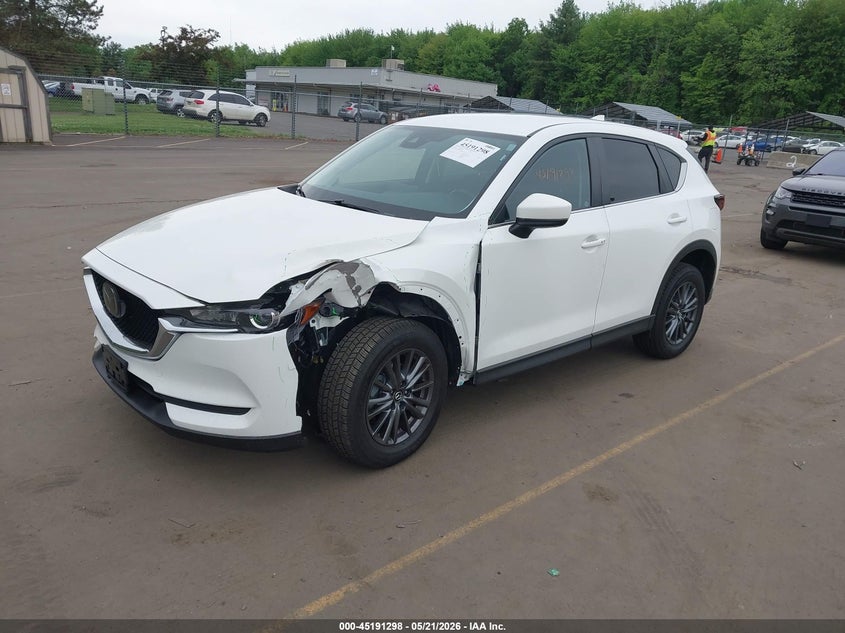 2021 Mazda Cx-5 VIN JM3KFBCM6M0366477 IAAI salvage auction — LEFT FRONT, Salvage (Connecticut), sold $9,700 on 2026-07-09 (photo 2)