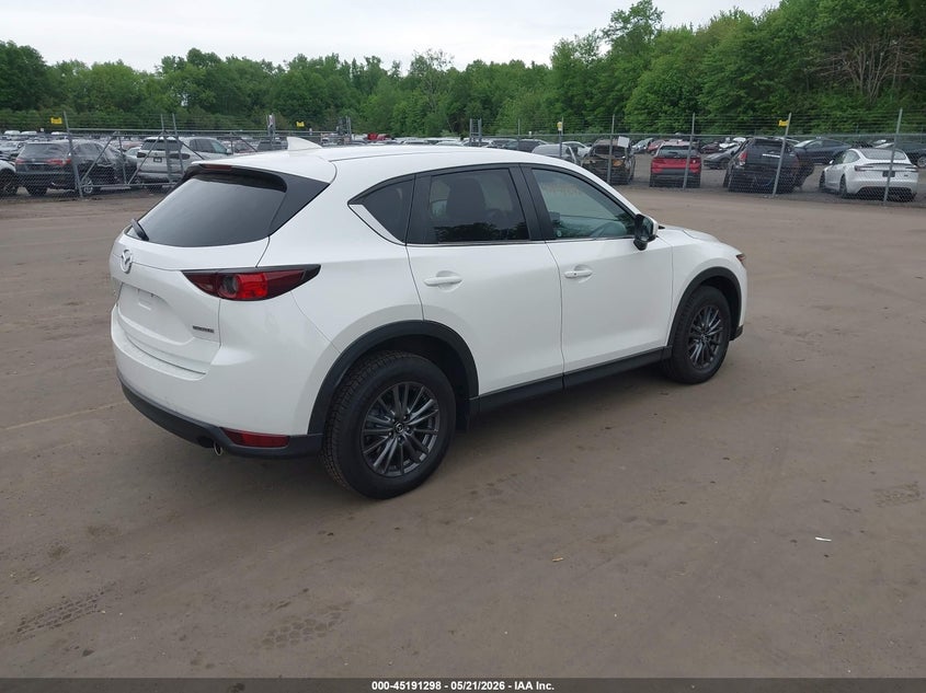 2021 Mazda Cx-5 VIN JM3KFBCM6M0366477 IAAI salvage auction — LEFT FRONT, Salvage (Connecticut), sold $9,700 on 2026-07-09 (photo 4)