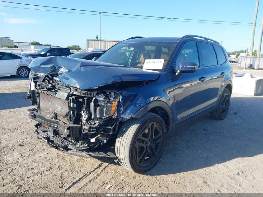 2024 Kia Telluride VIN 5XYP3DGC1RG479890 IAAI salvage auction — FRONT END, Rebuildable (Florida), sold $10,100 on 2026-07-28 (photo 2)