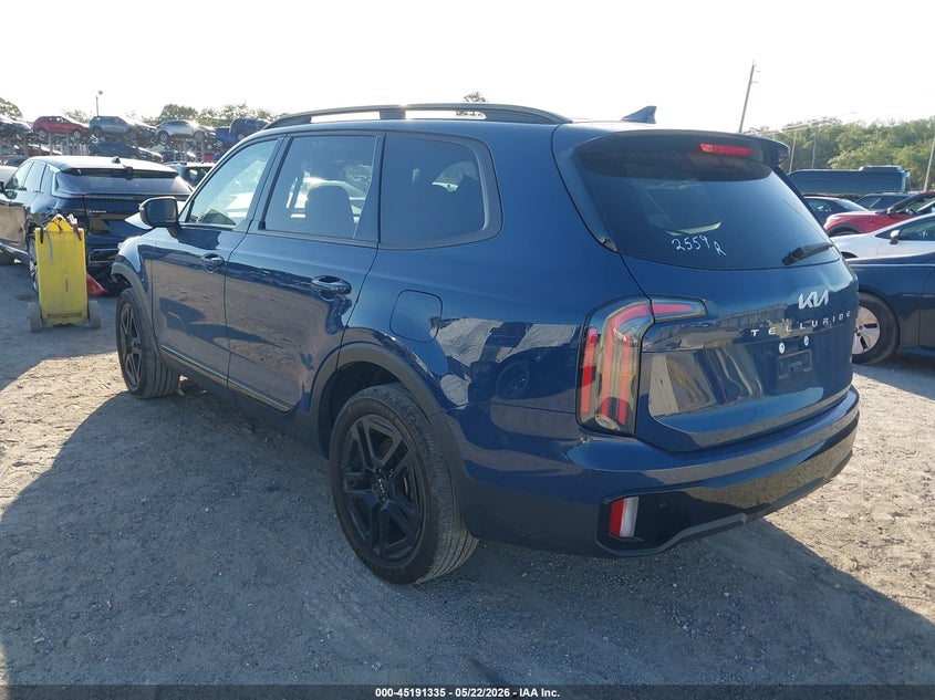2024 Kia Telluride VIN 5XYP3DGC1RG479890 IAAI salvage auction — FRONT END, Rebuildable (Florida), sold $10,100 on 2026-07-28 (photo 3)