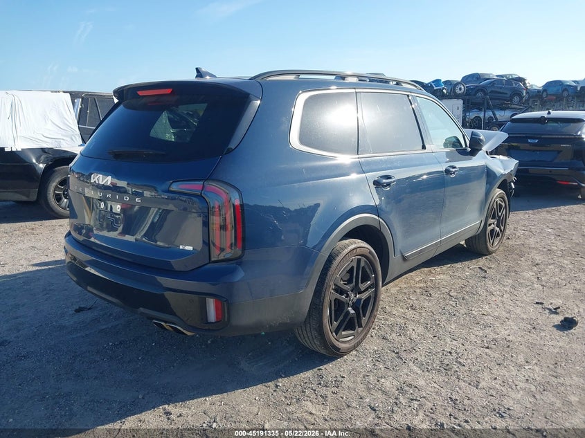 2024 Kia Telluride VIN 5XYP3DGC1RG479890 IAAI salvage auction — FRONT END, Rebuildable (Florida), sold $10,100 on 2026-07-28 (photo 4)