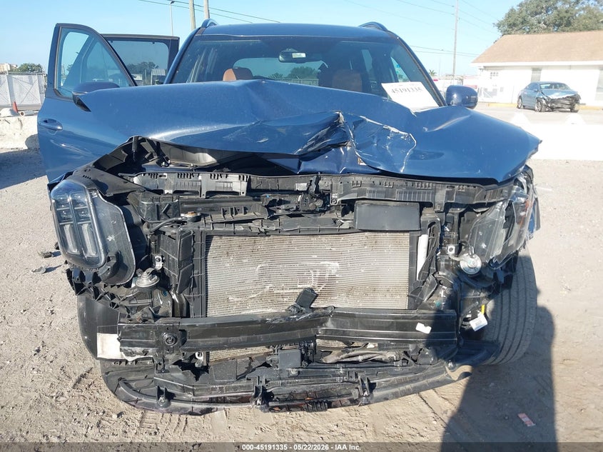 2024 Kia Telluride VIN 5XYP3DGC1RG479890 IAAI salvage auction — FRONT END, Rebuildable (Florida), sold $10,100 on 2026-07-28 (photo 6)