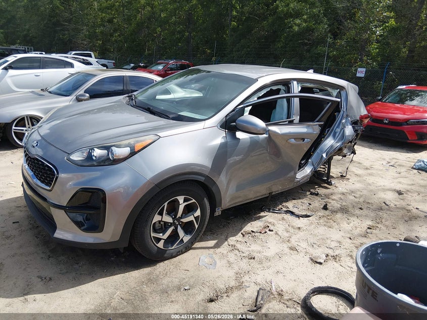 2022 Kia Sportage VIN KNDPM3AC1N7008684 IAAI salvage auction — LEFT SIDE, Salvage (South Carolina), sold $2,200 on 2026-07-21 (photo 2)