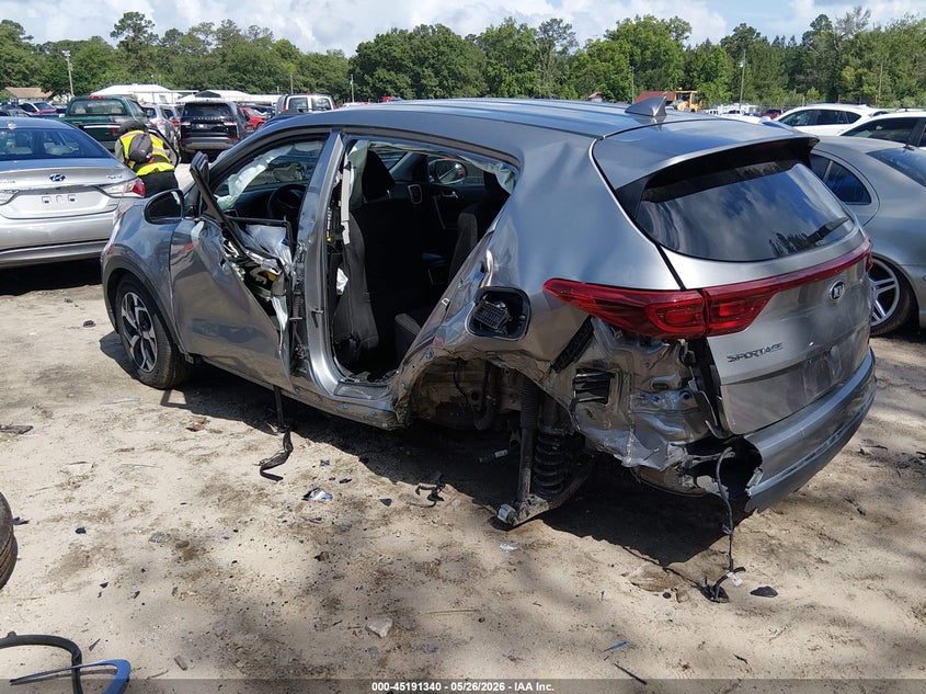 2022 Kia Sportage VIN KNDPM3AC1N7008684 IAAI salvage auction — LEFT SIDE, Salvage (South Carolina), sold $2,200 on 2026-07-21 (photo 3)