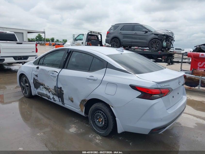 2025 Nissan Versa VIN 3N1CN8FV3SL813826 IAAI salvage auction — LEFT SIDE, Original (Texas), sold $8,800 on 2026-08-19 (photo 3)
