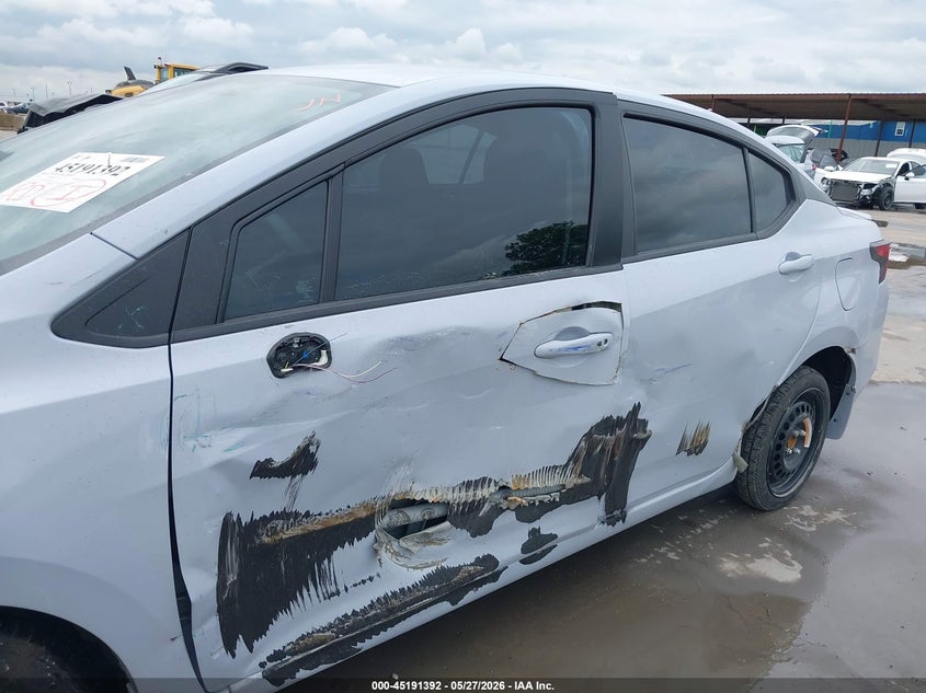2025 Nissan Versa VIN 3N1CN8FV3SL813826 IAAI salvage auction — LEFT SIDE, Original (Texas), sold $8,800 on 2026-08-19 (photo 6)