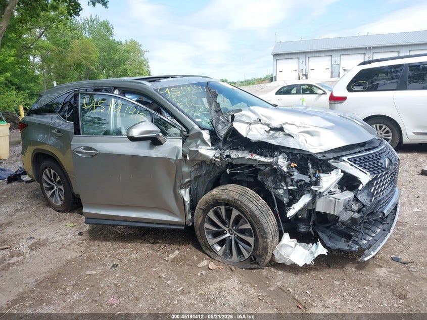 2021 Lexus Rx VIN JTJHZKFA6M2032463 IAAI salvage auction — FRONT END, Salvage (Indiana), sold $7,200 on 2026-07-08 (photo 1)