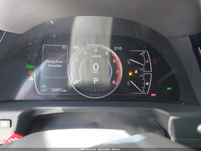 2025 Lexus ES VIN 58AEA1C16SU068915 IAAI salvage auction — WATER/FLOOD, Wait Title, sold $21,175 on 2026-08-26 (photo 7)