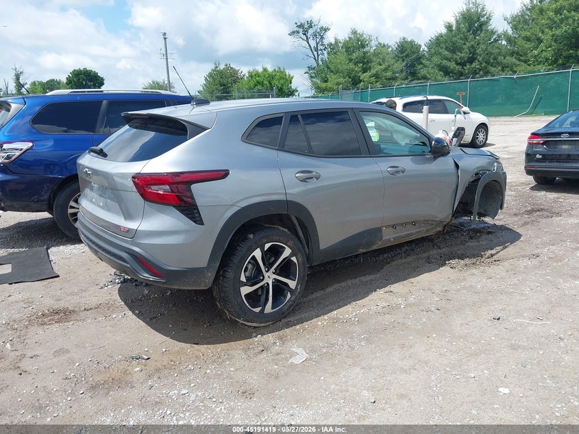 2024 Chevrolet Trax VIN KL77LGE29RC100163 IAAI salvage auction — RIGHT FRONT, Salvage (Kentucky), sold $2,800 on 2026-07-29 (photo 4)