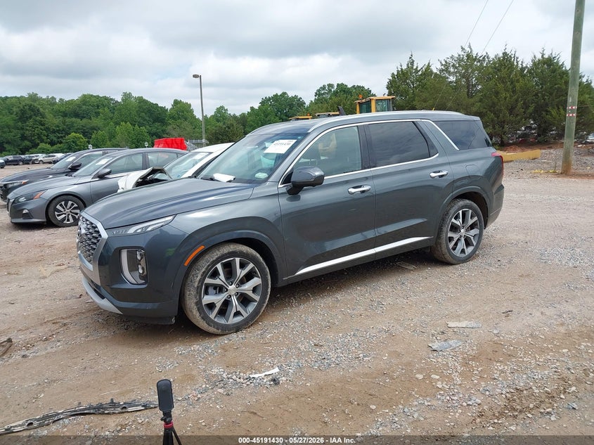 2021 Hyundai Palisade VIN KM8R54HE5MU237688 IAAI salvage auction — LEFT REAR, Salvage Title, sold $7,250 on 2026-07-20 (photo 2)
