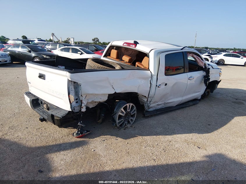 2020 Toyota Tundra VIN 5TFAY5F19LX881965 IAAI salvage auction — ROLLOVER, Salvage (Texas), sold $7,600 on 2026-08-01 (photo 4)