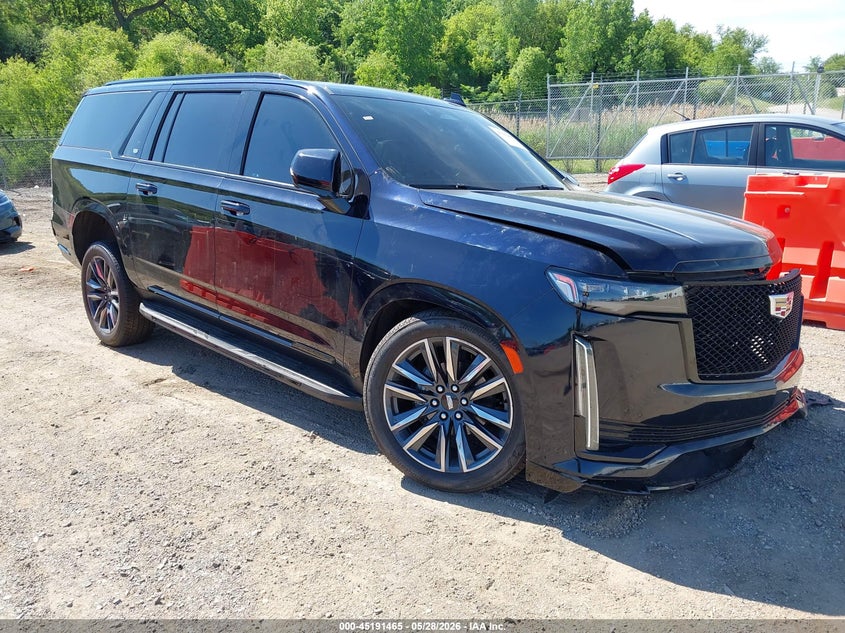 2021 Cadillac Escalade VIN 1GYS4RKL2MR439320 IAAI salvage auction — LEFT FRONT, Salvage Title, sold $26,850 on 2026-07-20 (photo 1)